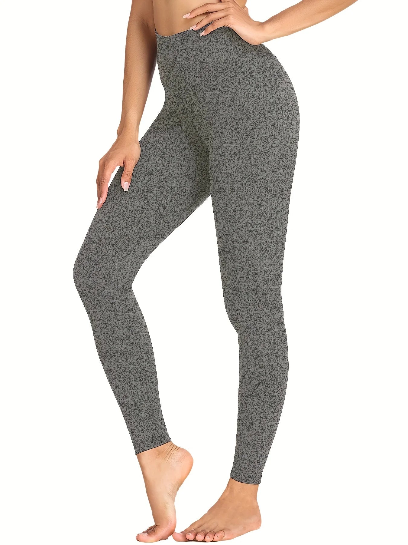 Women's High Waisted Tummy Control Leggings No See Through