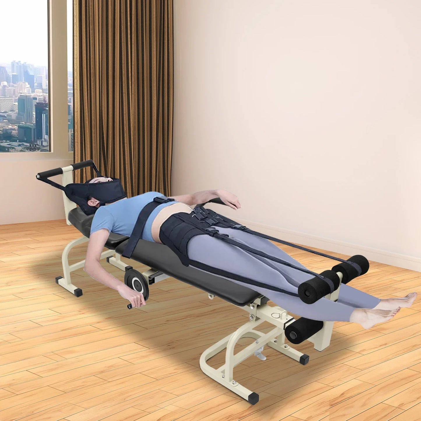 Multifunctional Body Stretcher Vertebrae Care Bench For Neck And Shoulders