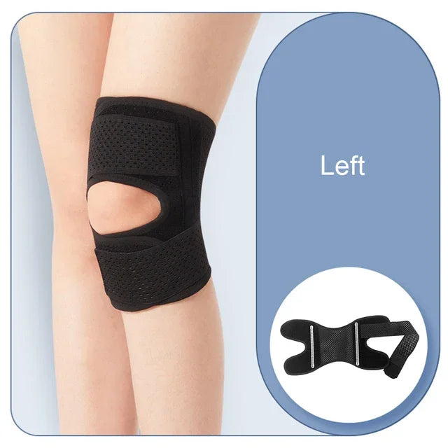 Craft Of Weaving Elastic Knee Pads For Sports Joint Protection
