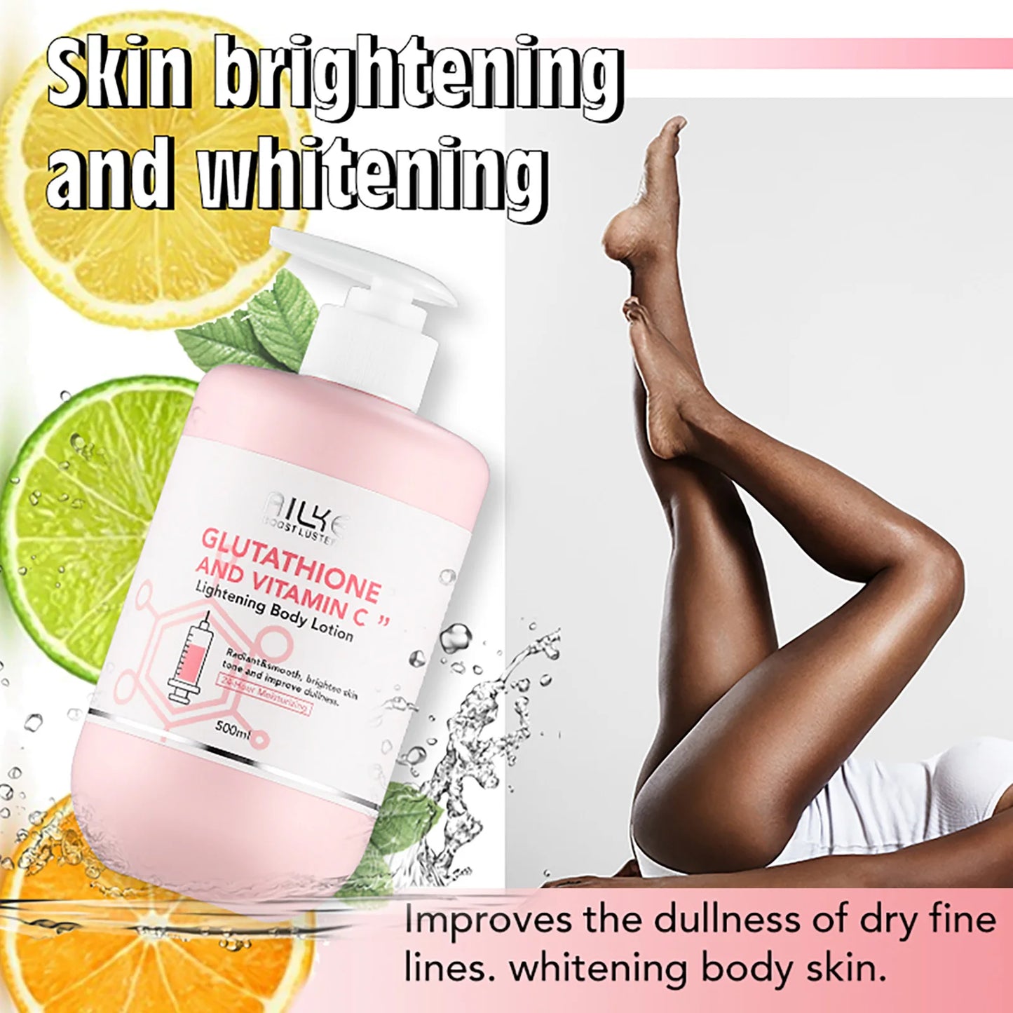 AILKE Vitamin C Brightening Cream Hydrating Face and Body Lotion