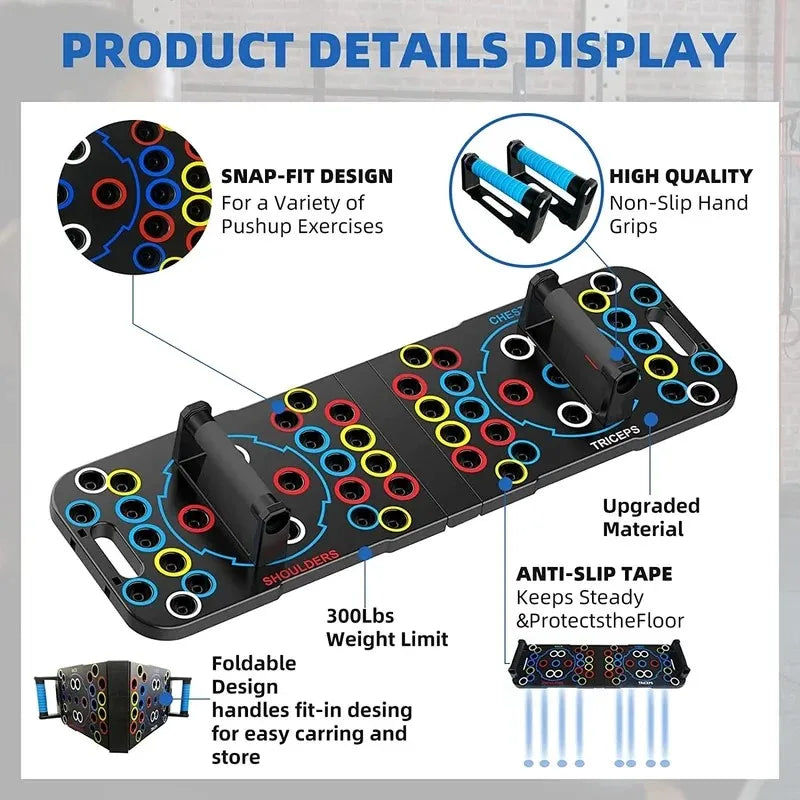 Push Up Support Board Comprehensive Multifunctional Training System For ChestAndAbs