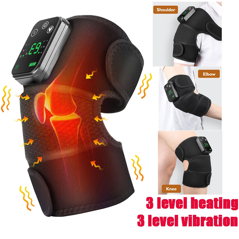 PASTSKY Electric Heating Knee Massage Instrument Cordless Hot Pad