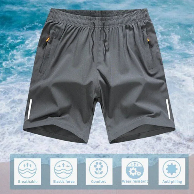 NONECN Ice Shorts Breathable Polyester Running Sports