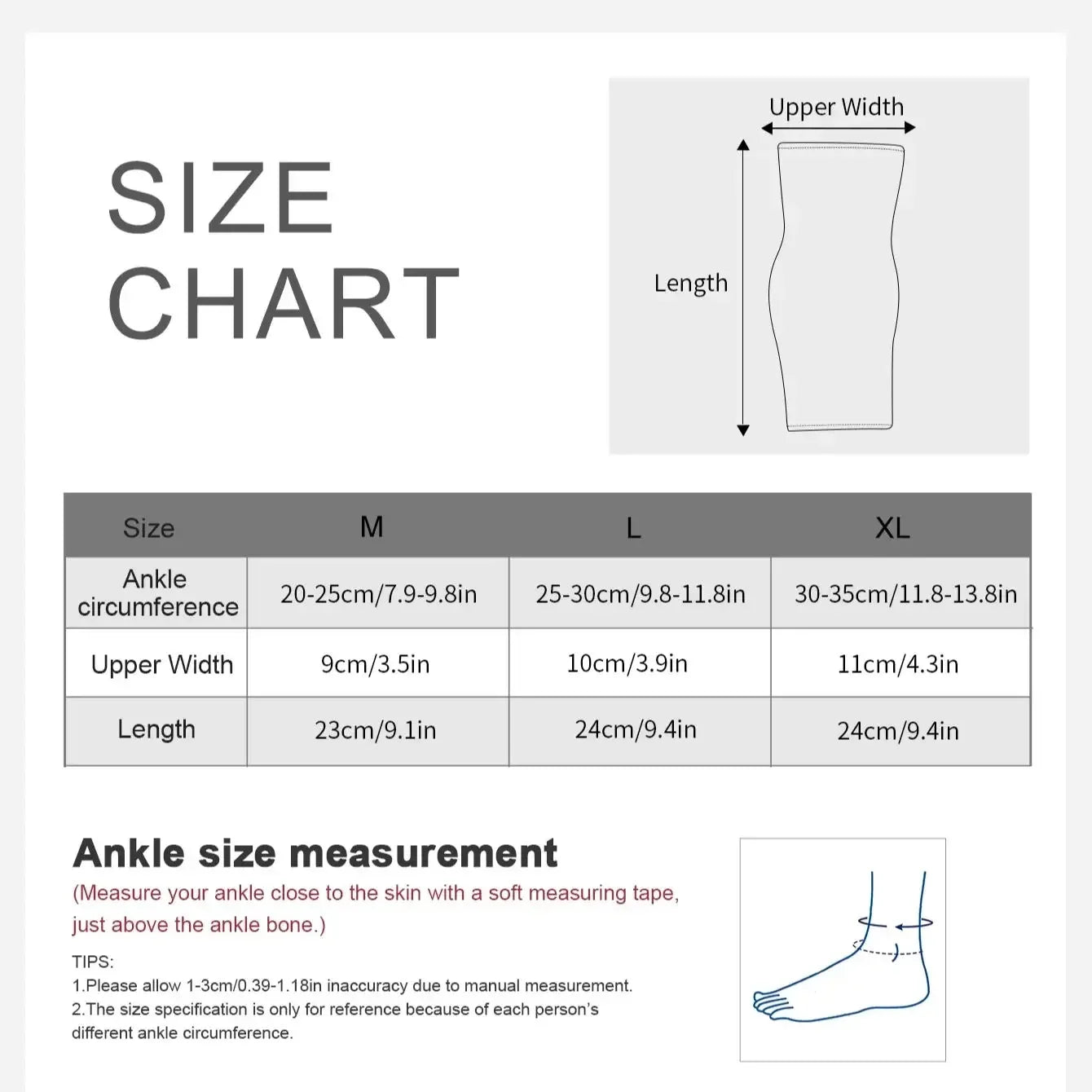 LHU Pressurized Ankle Protector Ankle Brace Support Nylon Knitted Elastic Sleeve For Gym Basketball Running