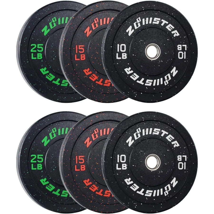 XMSJ High Bounce Bumper Plate With Steel Insert For Lifting