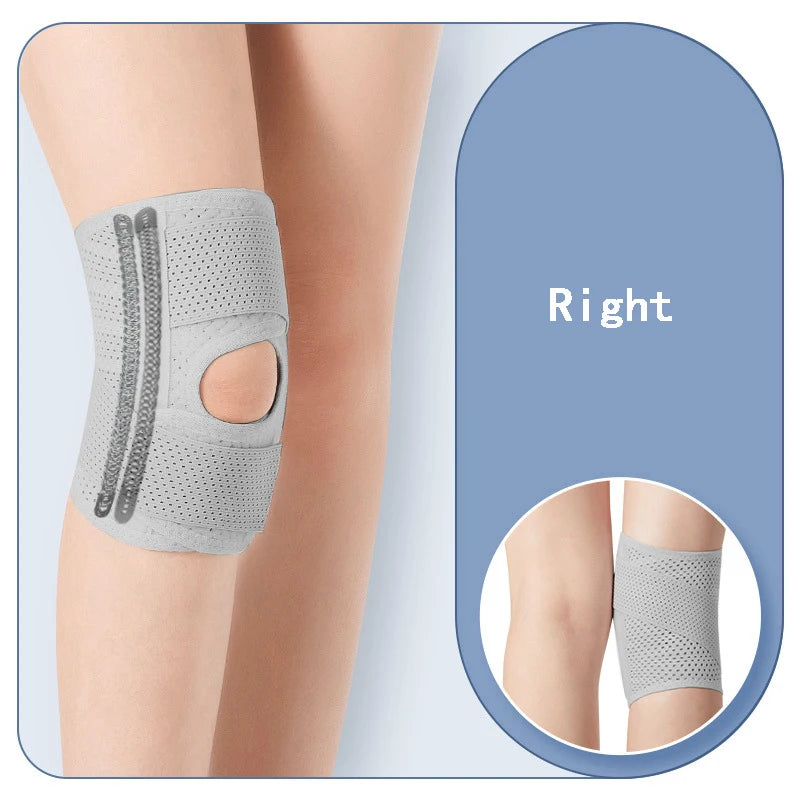 Craft Of Weaving Elastic Knee Pads For Sports Joint Protection