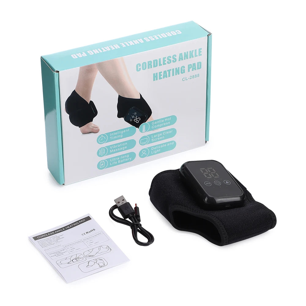 DeMoce Electric Foot Heat Massager With Hot Compress And Vibration