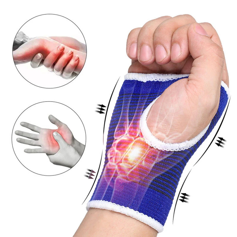 Wrist Support Hand Brace 2 Pack For Carpal Tunnel Relief