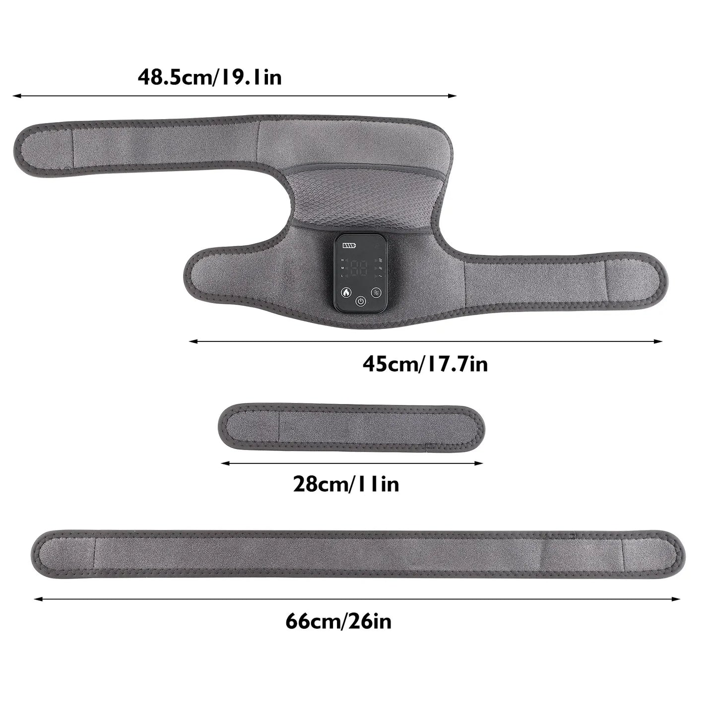 Knee Heating Massager Joint Physiotherapy Hot Compress Vibration Massage Elbow Shoulder Support Thermal Knee Pad Relieve Arthrit