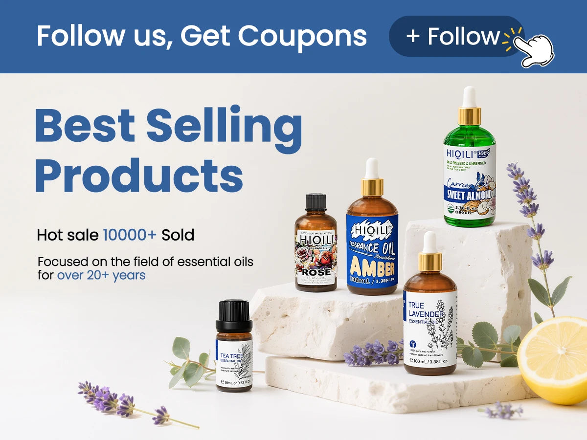 Hiqili Rose Essential Oil Pure Rosa Damascena For Diffuser Aromatherapy