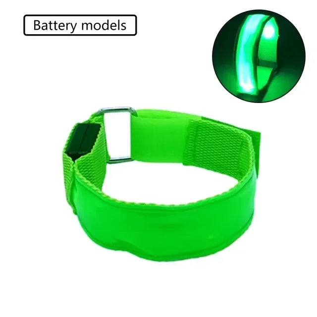 LED Light Strap Armband Night Running Outdoor Sports