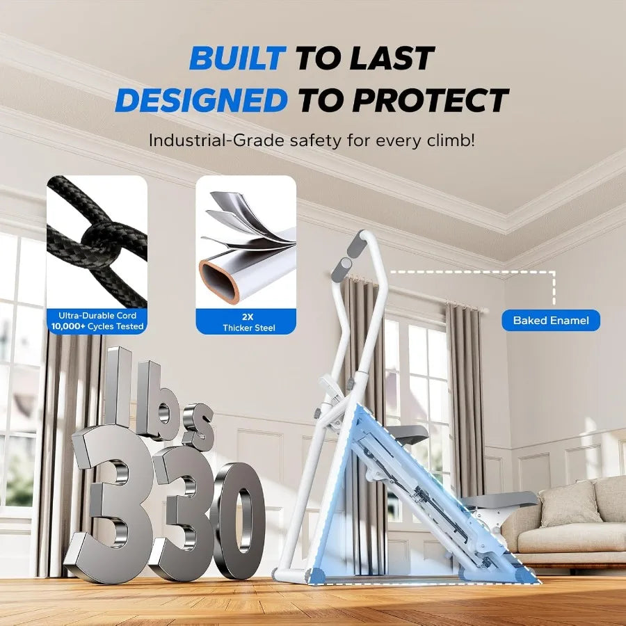 XMSJ Stair Stepper Pro 3 Level Resistance Stairmaster Home Gym