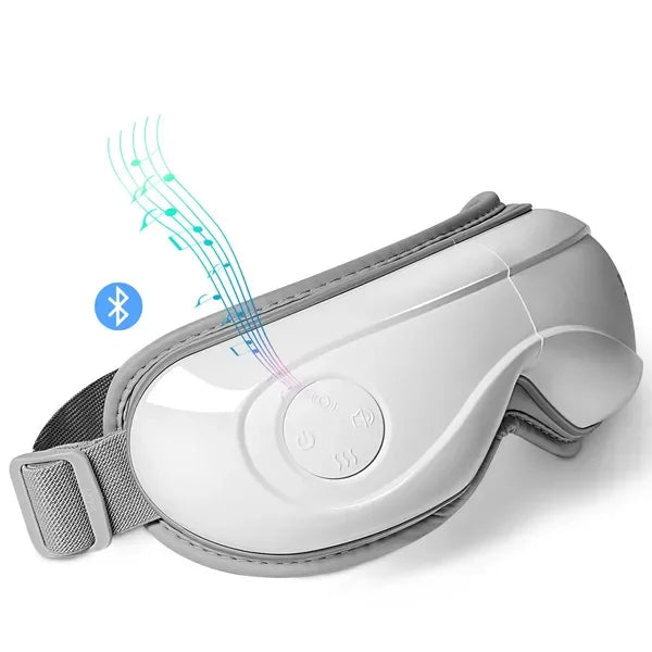 Heated Eye Massager With Bluetooth Music 5 Modes Foldable