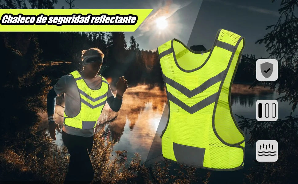 Hainan High Visibility Reflective Safety Vest for Outdoor Sports