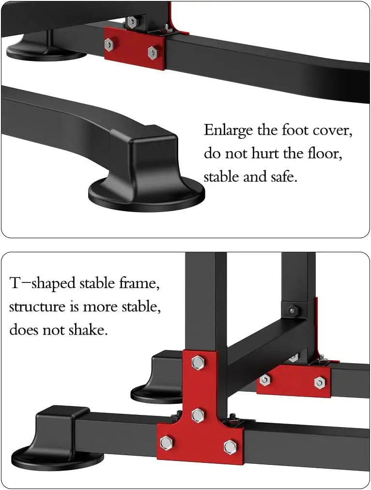 Power Tower Dip Station Pull Up Bar for Home Gym