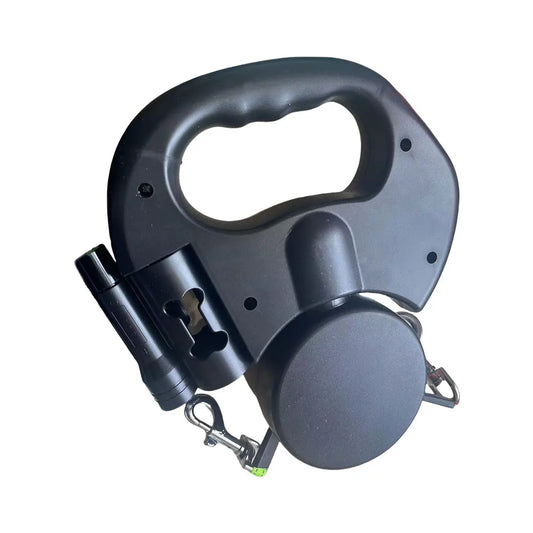 Alloet Double Headed Dog Leash Traction Rope LED Light Retractable