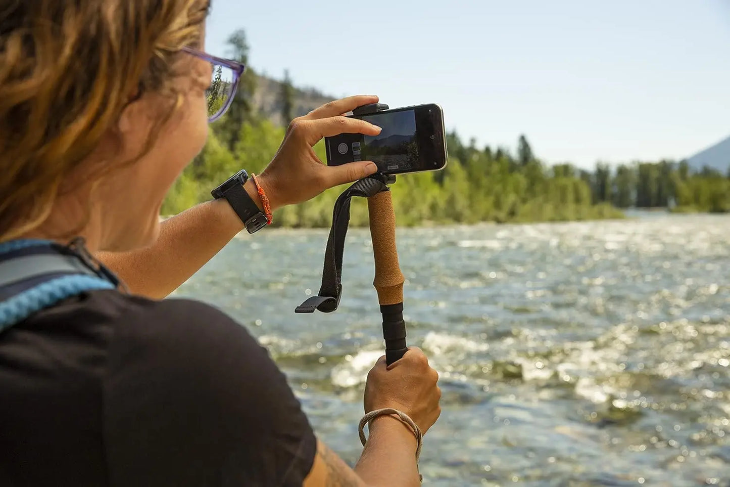 Carbon Fiber Trekking Poles With Adjustable Quick Locks