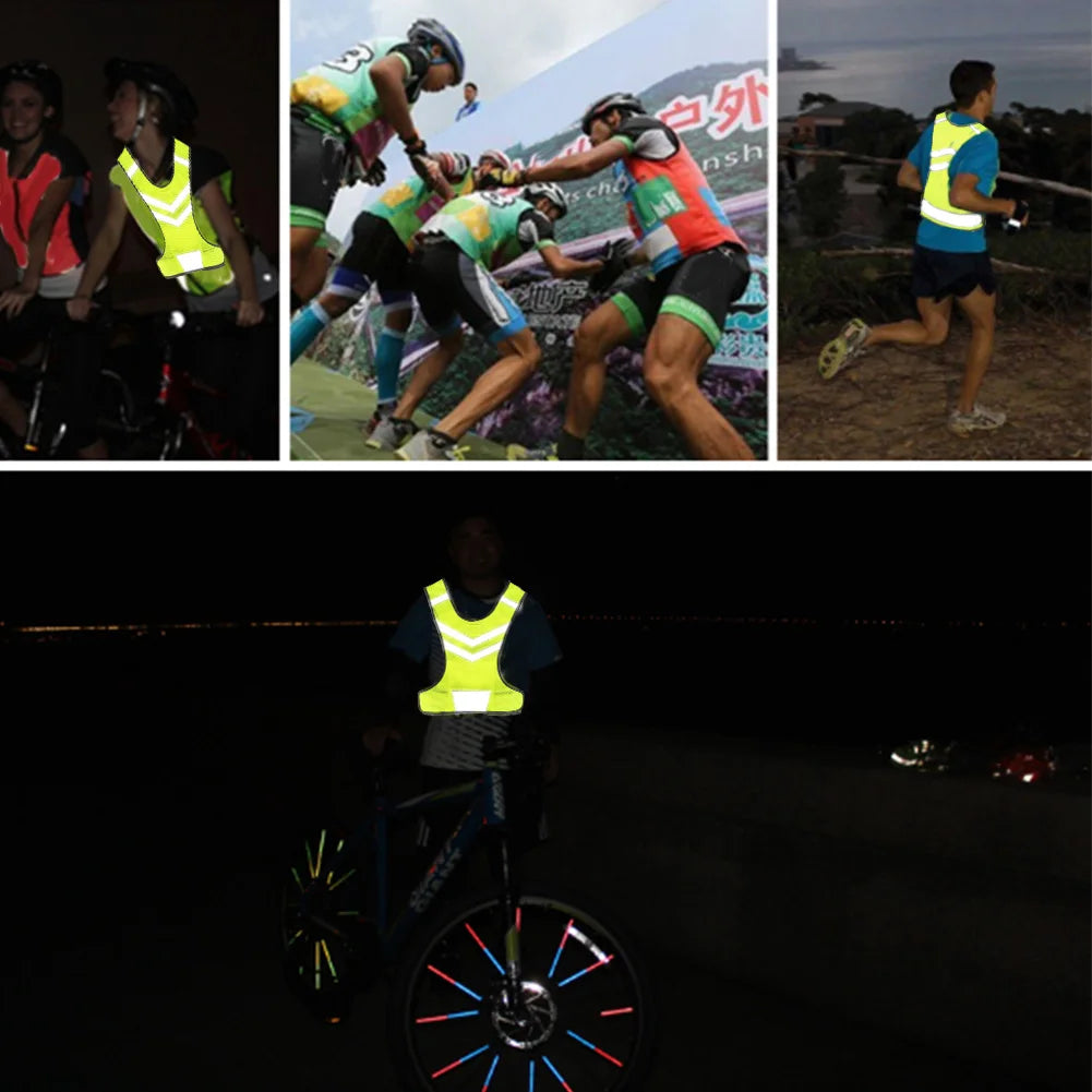Hainan High Visibility Reflective Safety Vest for Outdoor Sports