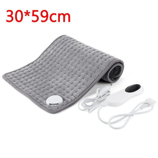PastSky Microplush Electric Heating Pad for Back Abdomen Pain Relief
