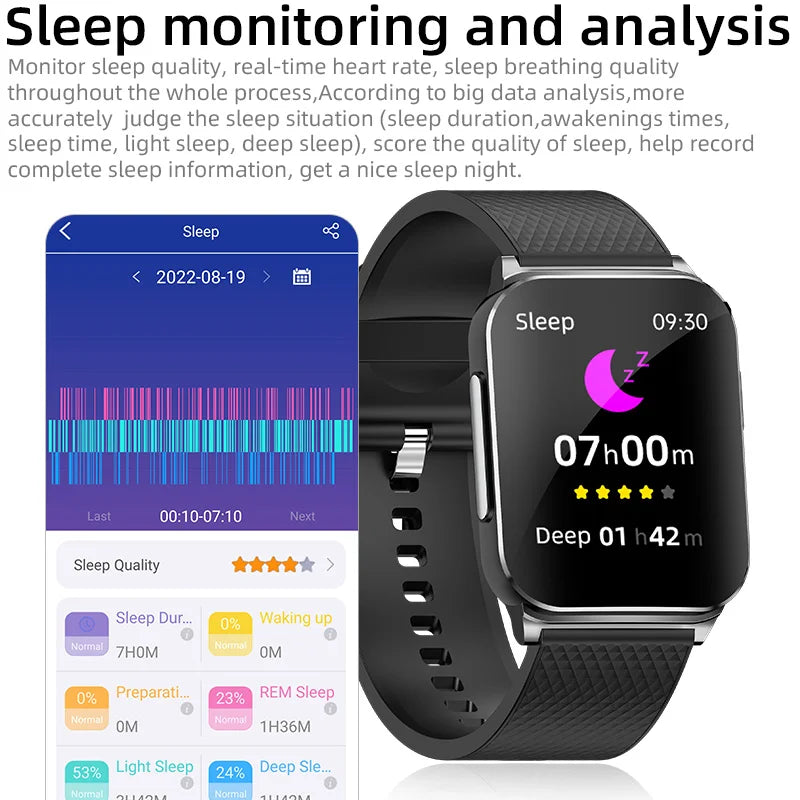 H Band ECG HRV Smart Watch With Heart Rate Monitor