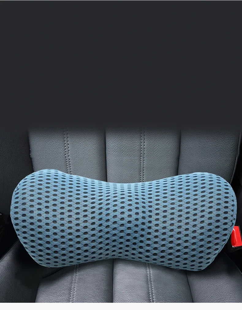Car Seat Lumbar Cushion Memory Foam Pillow For Back Support In Car