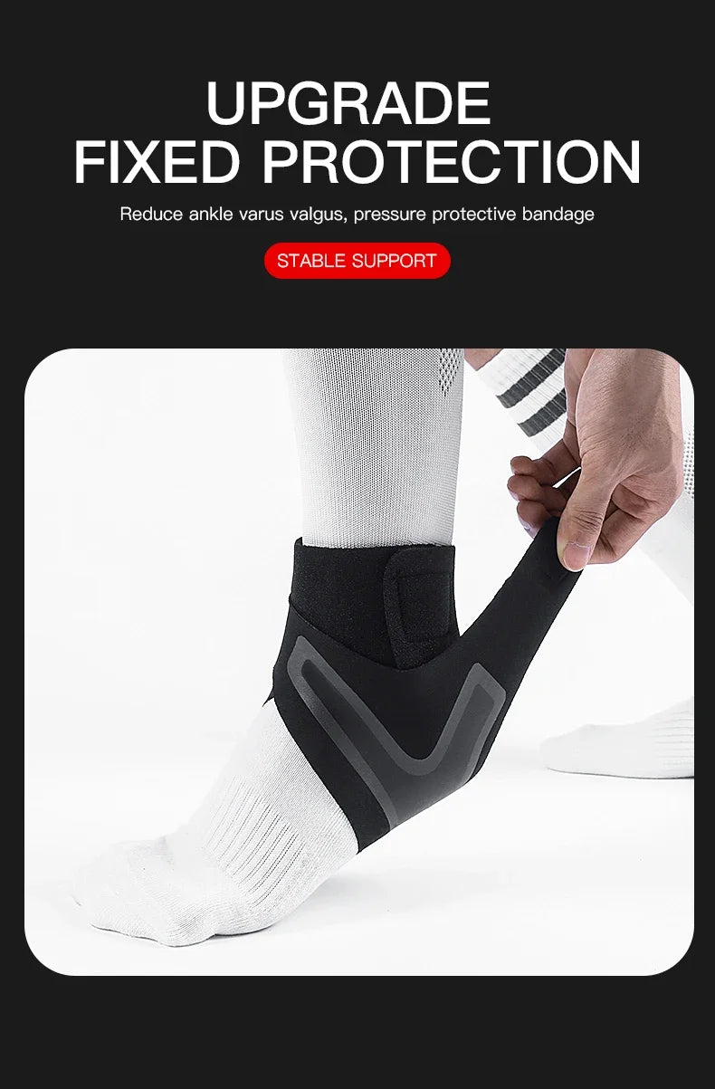 Adjustable Ankle Sleeve With Support Pad For Breathable Sports Safety