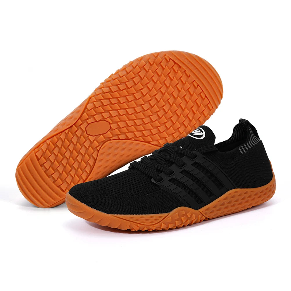 Unisex Barefoot Shoes Wide Toe Cross Trainer Mesh Outdoor Sneakers
