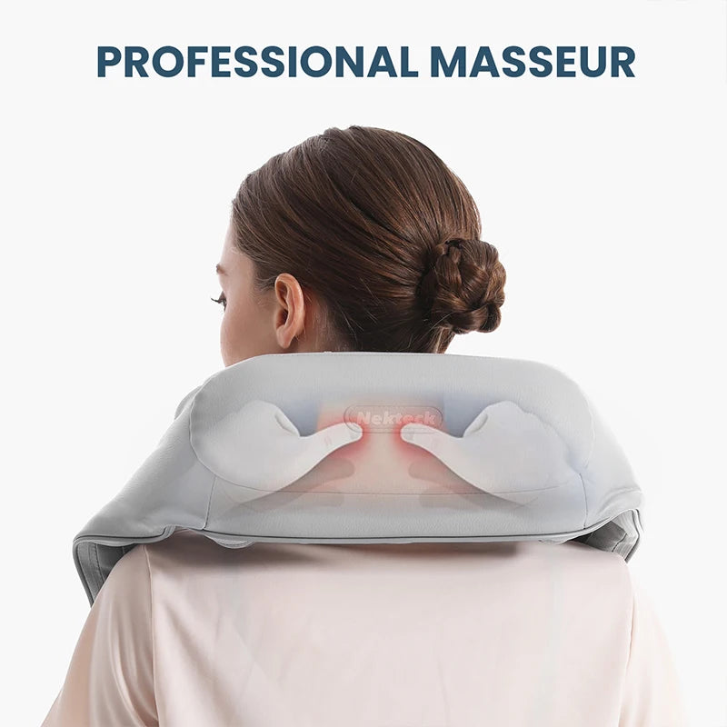 Nekteck Shiatsu Neck and Shoulder Massager With Heating