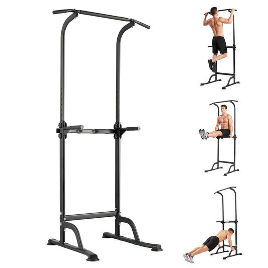 Pull Up Dip Station Power Tower For Home Strength Training