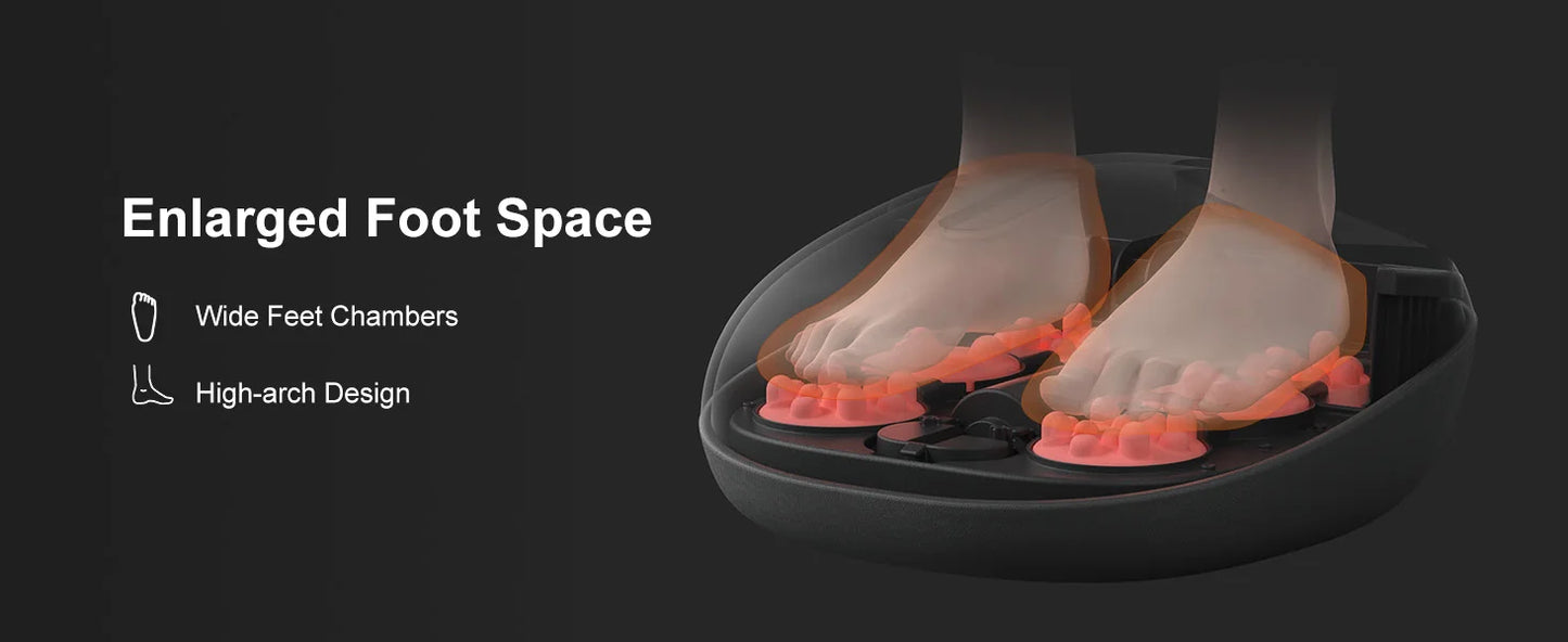 Medcursor Shiatsu Foot Massager Machine With Heat Roller For Pain Relief