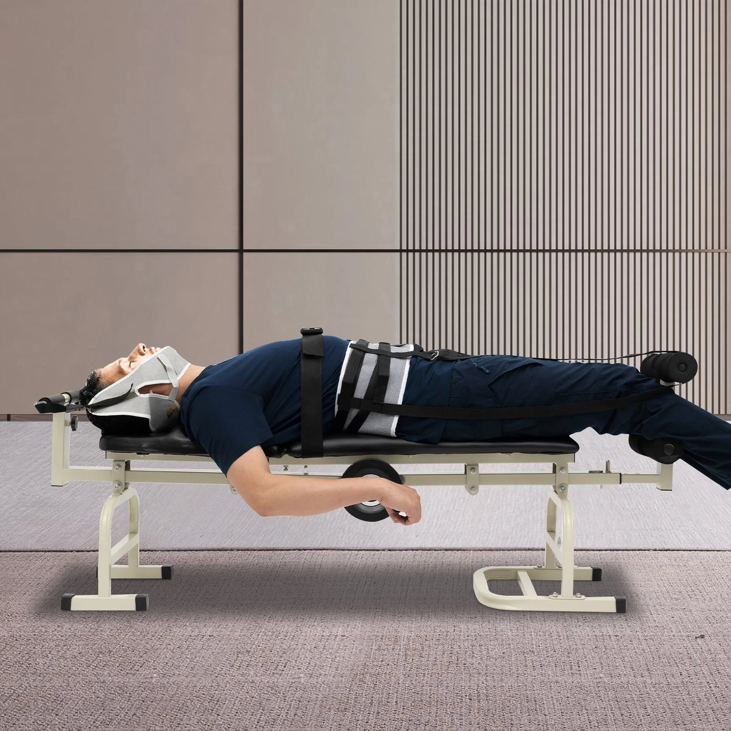 Multifunctional Body Stretcher Vertebrae Care Bench For Neck And Shoulders