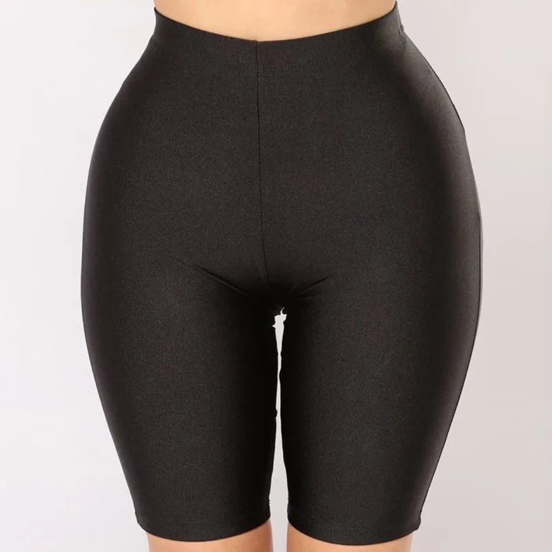 Women Cycling Shorts Slim Active Biker Sportswear