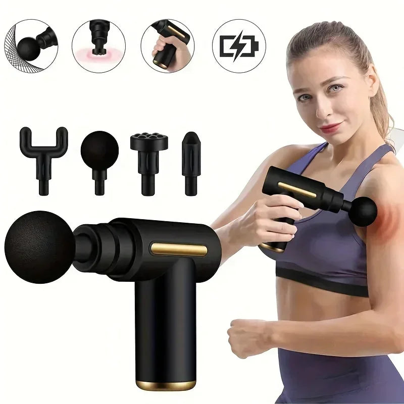 AEHOME USB Mini Fascia Massage Gun For Muscle Recovery
