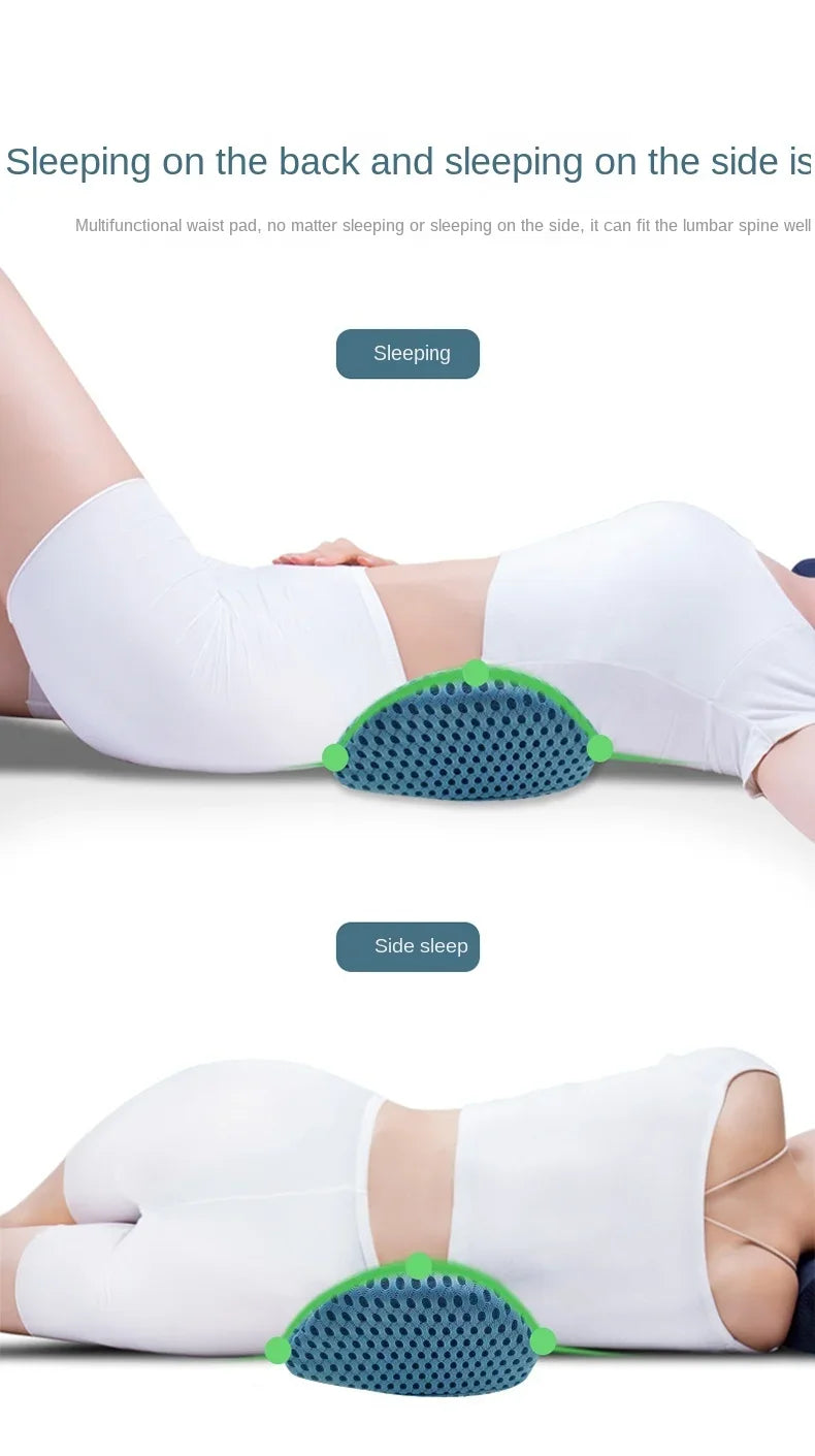 Car Seat Lumbar Cushion Memory Foam Pillow For Back Support In Car