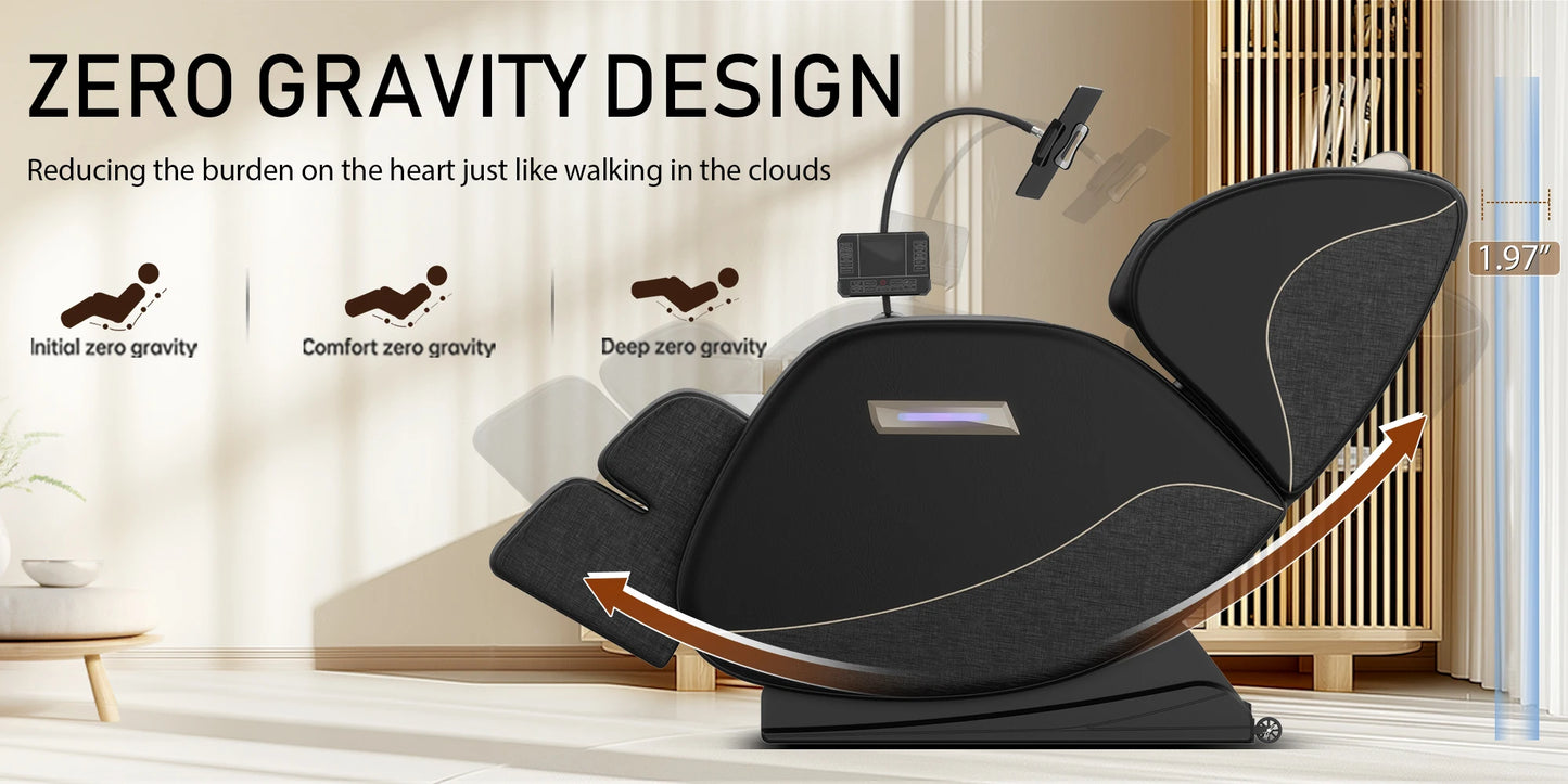 Bilitok Zero Gravity Massage Chair With Heating And Touch Screen