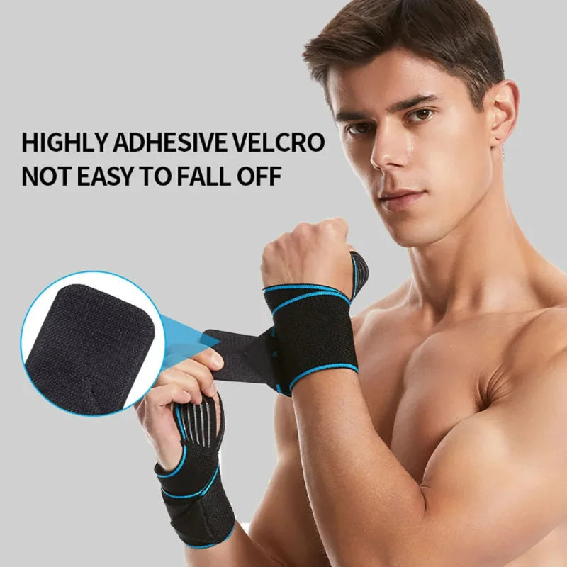 LISM Adjustable Wristbands Wrist Support Bracer for Sports Gym Carpal Protector Breathable
