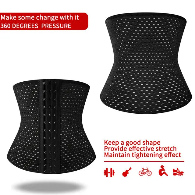 Men's Waist Trainer Shaper Abdomen Reducer Belt High Compression