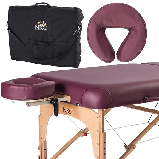 Portable Massage Table Package With Face Cradle And Carrying Case