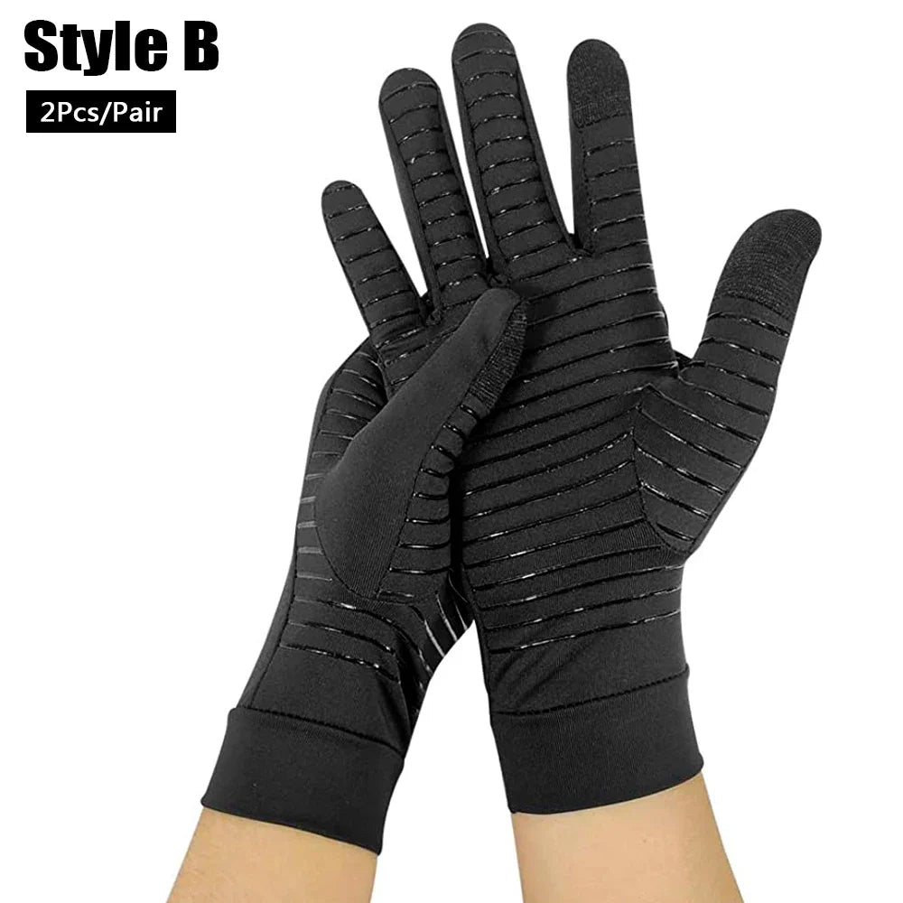 Sposafe Copper Compression Arthritis Gloves Fingerless for Carpal Tunnel