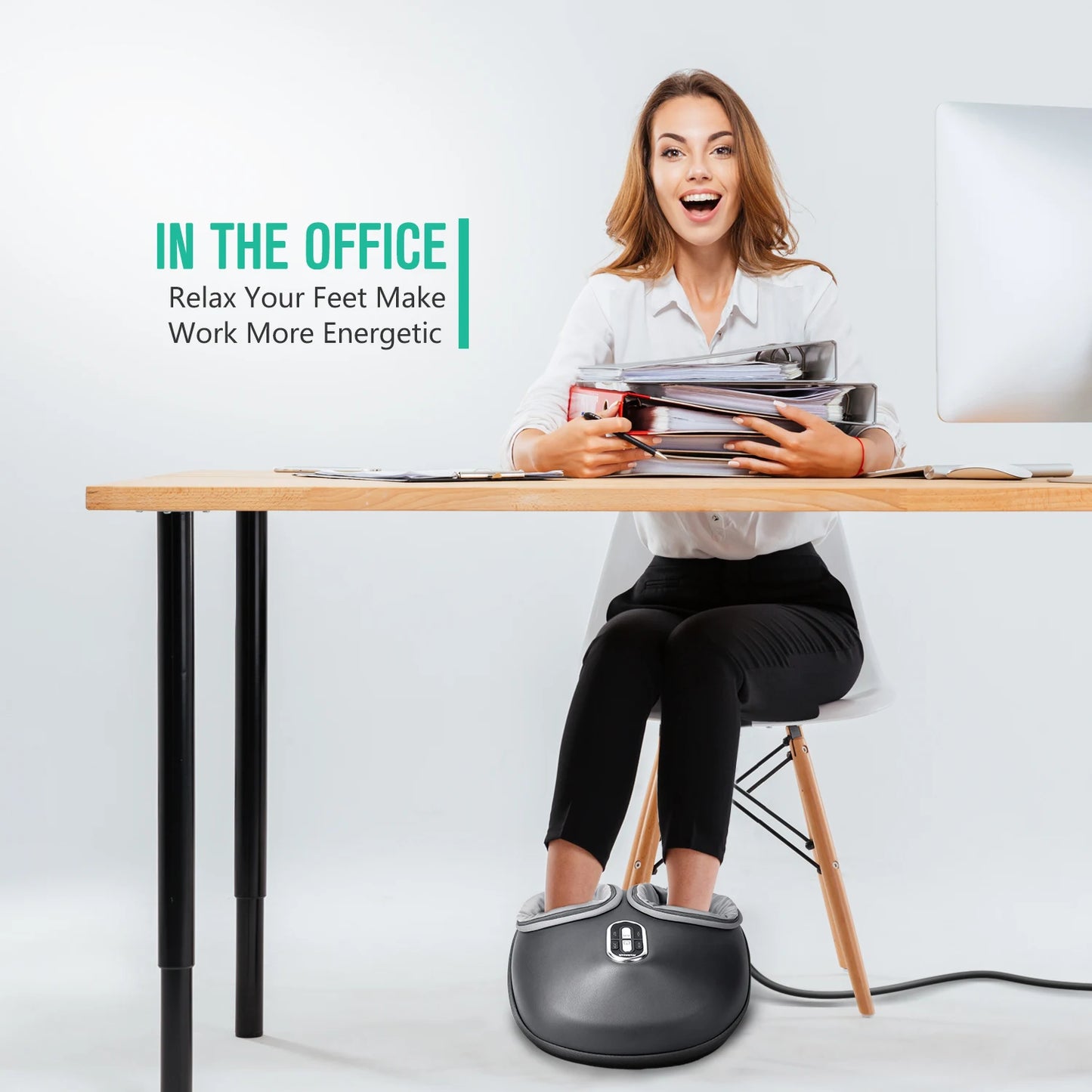 Nekteck Foot Massager With Heating Therapy And Air Compression