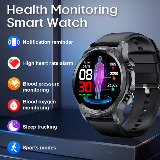ECG Smart Watch Heart Rate Blood Pressure Blood Oxygen Monitoring