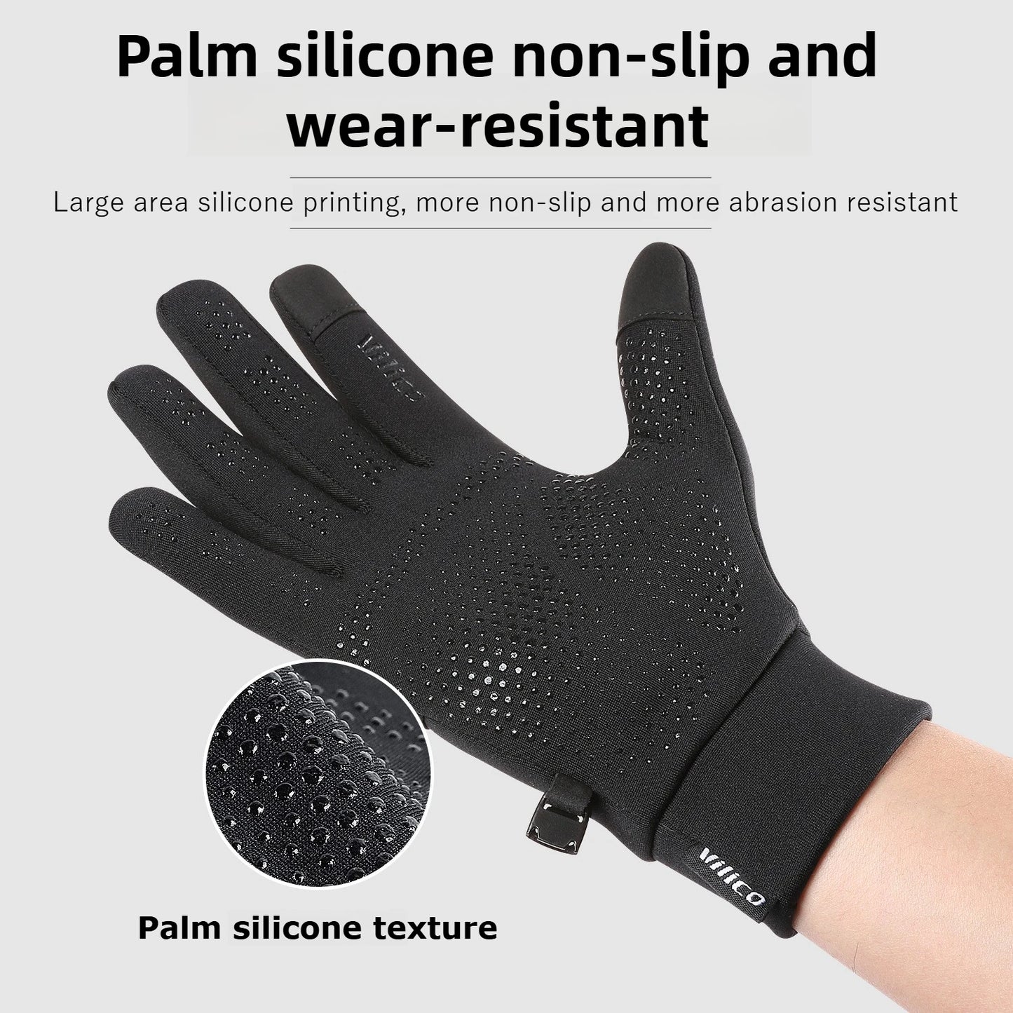 Cycling Gloves Full Finger Touch Screen Non-Slip For MTB Road