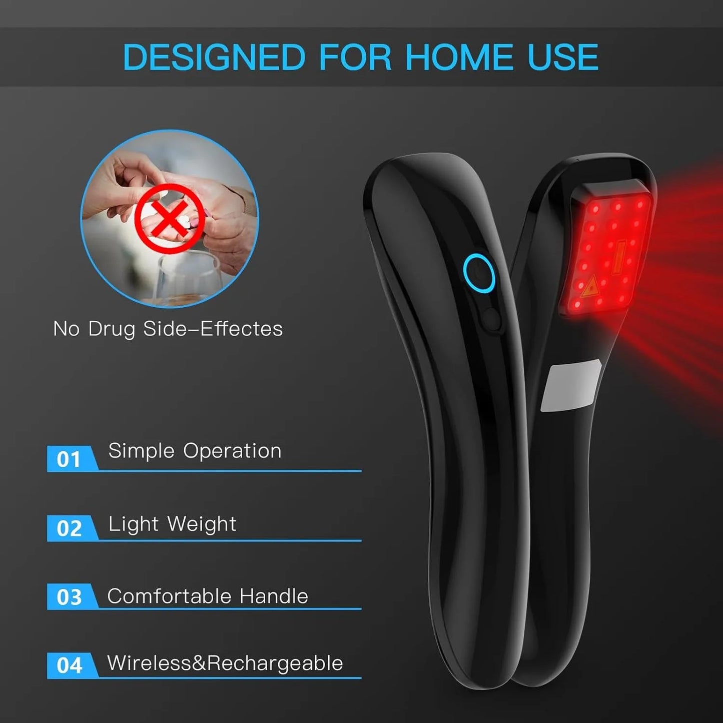KTSElectronic Portable LLLT Therapy For Body Pain Relief And Recovery
