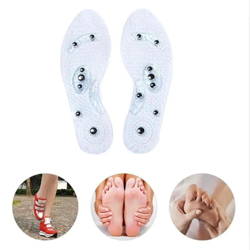 NONECN Silicone Orthopedic Massage Insoles Breathable for Men and Women