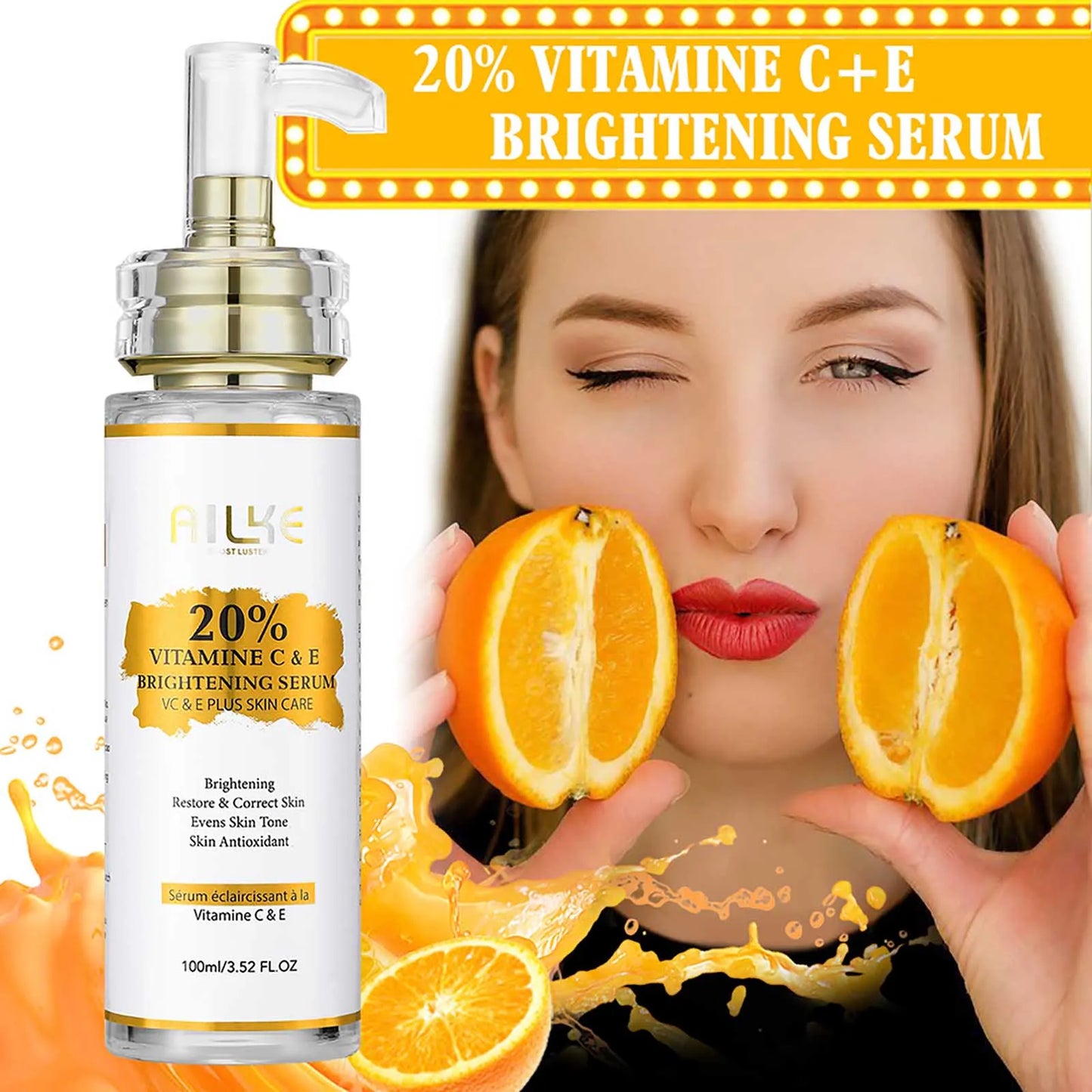 AILKE Vitamin C Skin Care Kit With Brightening Serum