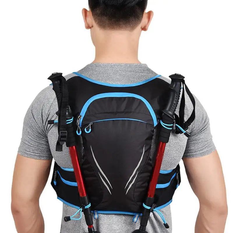 Liilaimic Sport Chest Bag For Men Lightweight Vest With Safety