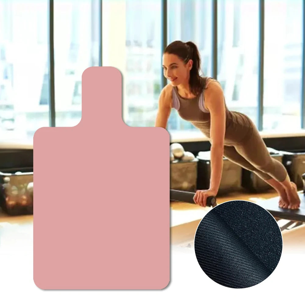 Pilates Reformer Mat Sweat Absorbent Suede Rubber Non Slip For Balance Training