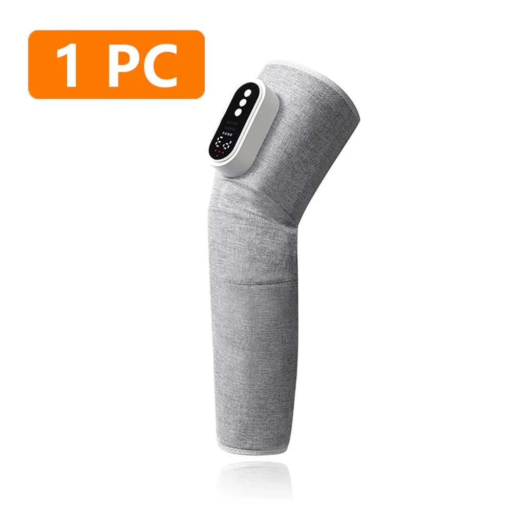 Foreverlily Electric Leg And Knee Massager Wireless Thigh Calf Vibration Massager Air Pressure Leg Relaxation Kneading Massager
