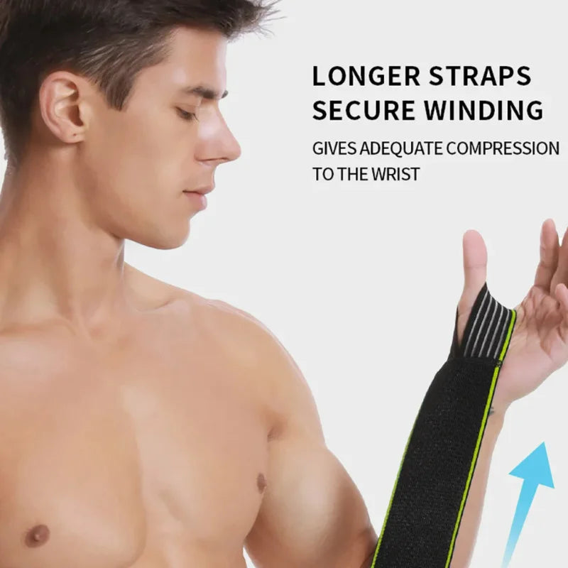 LISM Adjustable Wristbands Wrist Support Bracer for Sports Gym Carpal Protector Breathable
