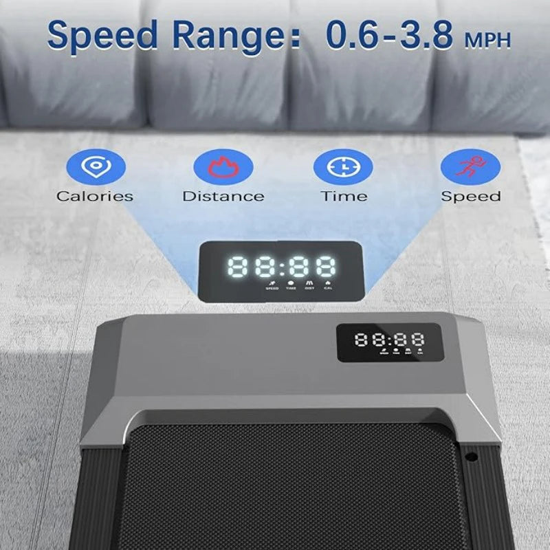 None Treadmill 2.5HP Home Use Walking Running Machine With LCD